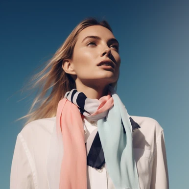 カスタムポリエステルスカーフ